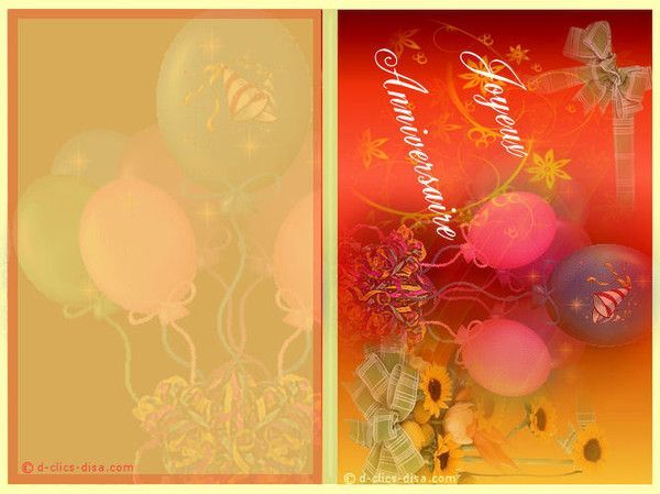carte anniversaire